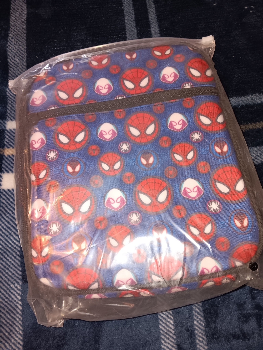 Blue Kids Spiderman Backpack